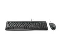 LOGITECH MK120 corded Desktop - black - USB - CH