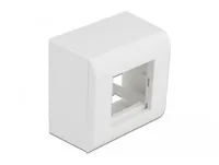 DeLOCK Surface-mounted Housing for Easy 45 Modules 82 x 82 mm, white