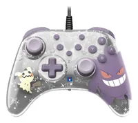 Hori Horipad Turbo Gengar and Mimikyu - Plattform: Nintendo Switch 2 - Verbindungsmöglichkeiten: Bluetooth - USB - Controller Typ: Joystick - Detailfarbe: Dunkelviolett - Schwarz
