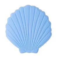 diaqua® Badewanneneinlage Minis Shell 5 Stück, Blau - Breite: 11.5 cm - Länge: 11.5 cm - Detailfarbe: Blau - Detailmaterial: Polyvinylchlorid (PVC) - Grundmaterial: Kunststoff