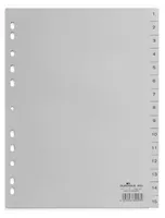 Durable 652410 tab index Numeric tab index Polypropylene (PP) Grey