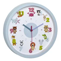TFA Dostmann Wanduhr Little Animal Mehrfarbig - Uhrtyp: Analog - Betriebsart: Batteriebetrieb - Funksignal: Nein - Funktionen: Zeit - Form: Rund - Detailfarbe: Mehrfarbig