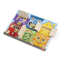 Melissa & Doug - Motoriktafel Schlösser, Geschicklichkeitsspiel