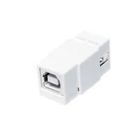 Logilink Keystone-Verbinder USB 2.0, AF zu USB-BF, weiß