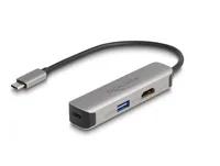 Delock Adapter USB Type-C - HDMI/USB 3.0/USB Type-C - Kabeltyp: Adapter - Videoanschluss Seite A: USB Type-C - Videoanschluss Seite B: HDMI - USB Type-C - USB 3.0