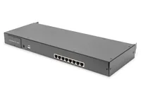 Digitus DS-72216 switch per keyboard-video-mouse (kvm) Montaggio rack Nero