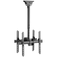Techly Teleskop Uni. Deckenhalterung für 2LED LCD TV 32""-55""
