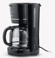 Severin Filterkaffeemaschine KA4320 Schwarz - Detailfarbe: Schwarz - Anzahl Tassen: 10 - Ausstattung: Anti-Tropfsystem - Kontrolleuchte - Warmhaltefunktion - Abschaltautomatik