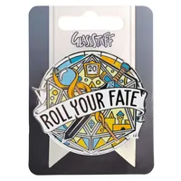 Glass Staff Anstecker Roll Your Fate Spinner Mehrfarbig - Themenwelt: Dungeons & Dragons - Detailfarbe: Metall