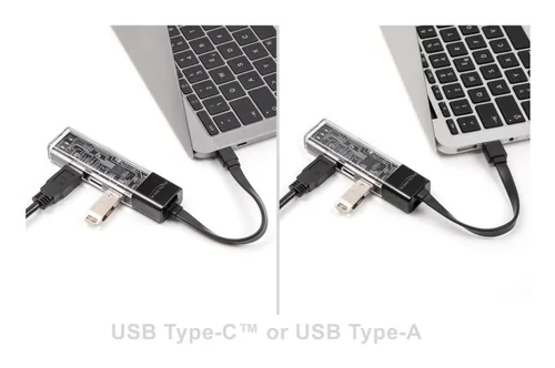 Delock USB-Hub USB-C/A - 4x USB-A 3.0 - Stromversorgung: USB-C - Anzahl Ports: 4 - Detailfarbe: Schwarz - USB Standard: 3.0/3.1/3.2 Gen 1 (5 Gbps) - USB Anschluss 2 (Endgerät): USB-A - USB Anschluss 1 (Quelle): USB-A - USB-C