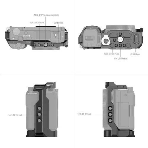 Smallrig Cage für Sony ZV-E10 - Detailfarbe: Schwarz