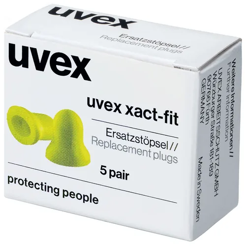 uvex Ersatzstöpsel zu xact-fit 5 Paar - Zielgruppe: Unisex - Typ: Pfropfen - Detailfarbe: Grün - Grössensystem: EU - Grössentyp: Normalgrösse - Grösse: Standard cm