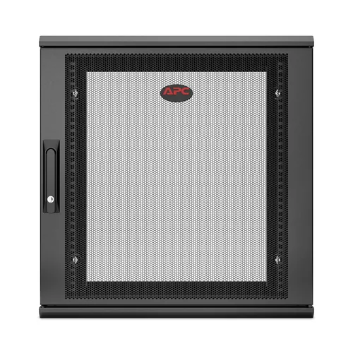 APC Wandschrank AR112SH4 19 / 12HE / Schwarz - Produkttyp: Wandgehäuse - 10/19 Rack: 19 - Höheneinheiten: 12HE - Schallgedämpft: Nein - Einbautiefe: 329 mm - Tiefe (Aussenmass): 400 mm