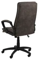 AC Design Bürostuhl Brad, mit Armlehnen und Bremsrollen, Anthrazit - Produkttyp: Bürostuhl - Material Bezug: Mikrofaser - Armlehnen: Ja - Material Fuss: Kunststoff - Rückenart: Polsterrücken - Rollenart: Hartbodenrollen