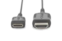 Digitus DB-330121-020-S cavo HDMI 2 m HDMI Type C (Mini) HDMI tipo A (Standard) Nero