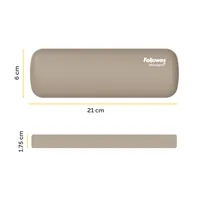 Fellowes Breyta poggiapolso Silicone Sabbia