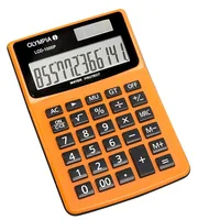Olympia Taschenrechner LCD 1000P - Stromversorgung: Solarbetrieb - Batteriebetrieb - Typ: Taschenrechner - Detailfarbe: Orange - Displaytyp: LCD - Anzahl Zeilen: 1 × - Anzahl Stellen: 12 ×