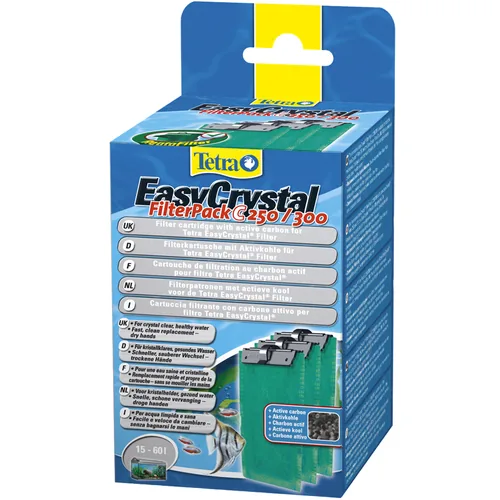 Tetra EasyCrystal Filter ohne Aktivkohle, 3 Stück - Produkttyp: Filtermaterial - Grundfarbe: Grün
