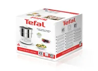Tefal Dampfgarer VC1451 - Detailfarbe: Silber - Weiss - Ausstattung: Timer - Tropfschale - Deckel - Wasserstandanzeige - Getrennte Behälter - Abschaltautomatik - Externe Wassereinfüllöffnung - Funktionen: Dampfgaren - Leistung: 900 W