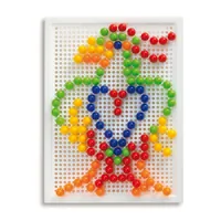 Quercetti Mosaik-Steckspiel FantaColor Tab 150 Teile - Altersempfehlung ab: 4 Jahren - Material: Kunststoff - Nachhaltigkeit: Nicht angegeben - Detailfarbe: Mehrfarbig