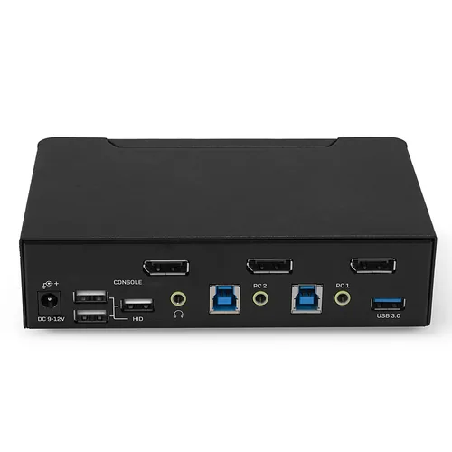 LINDY 2 Port DisplayPort 1.4 USB 3.0 KWM switch