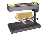 Nouvel Raclette-Gerät Bloc 600W, schwarz - Kippfunktion: Ja - Anzahl Käsehälften: 1 - Käseform: Eckig