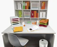 Exacompta Papierkorb Ecobin 15 l, Weiss - Fassungsvermögen: 15 l - Höhe: 33.5 cm - Anzahl Behälter: 1 - Material: Polypropylen (PP) - Detailfarbe: Weiss - Form: Rund