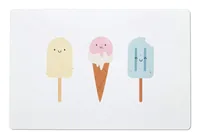 Zeller Present Kindertischset Ice Cream 45 x 30 cm - Art: Kindertischset - Materialtyp: Kunststoff - Material: Polypropylen (PP) - Nachhaltigkeit: Nicht angegeben - Detailfarbe: Mehrfarbig - Spülmaschinenfest: Nein