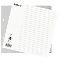 BIELLA Register PP A4 1/2 H. 19642400U grau A-Z 24-teilig