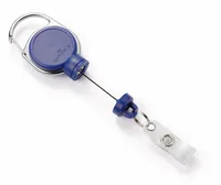 Durable Retractable reel EXTRA STRONG with snap button strap + keyring