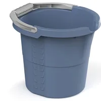 Rotho Putzeimer Daily 10 l, Blau - Ausstattung Putzeimer: Eimer - Tragegriff - Volumen: 10 l - Detailfarbe: Blau - Material: Polypropylen (PP)