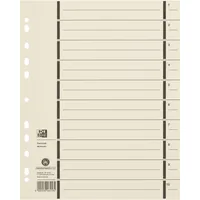 Oxford Trennblatt A4 mit Perforation aus Kraftkarton 100Stk