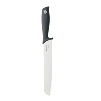 Brabantia Brotmesser XL Tasty+ Dark Grey - Typ: Brotmesser - Klingenmaterial: Stahl - Griffmaterial: Kunststoff - Inklusive Messerblock: Nein - Set: Nein - Detailfarbe: Dunkelgrau