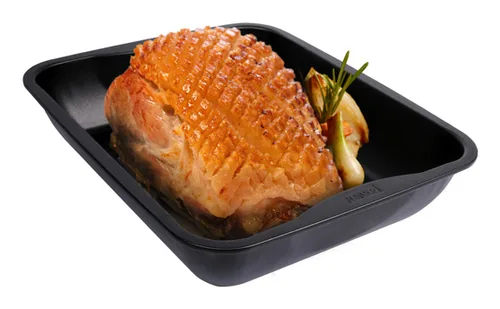 Zenker Auflaufform Special Cooking XXL 40 x 34 cm, Eckig, Schwarz - Materialtyp: Metall - Material: Stahl - Detailfarbe: Schwarz - Set: Nein - Verpackungseinheit: 1 Stück - Form: Eckig