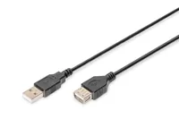USB EXT CABLE A 3.0M USB 2.0 SUITABLE BL