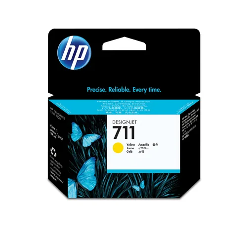 HP 711 29-ml Yellow DesignJet Ink Cartridge testina stampante Getto termico d'inchiostro