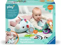 play+ Nashorn Spielkissen - Altersempfehlung ab: Geburt - Material: Kunststoff - Eigenschaften: Keine Eigenschaft - Zertifikate: FSC - Detailfarbe: Mehrfarbig