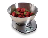 Rotel Küchenwaage U490CH1 Silber - Bedienungsart: Tasten - Messschritte: 1 g - Tara-Zuwiegefunktion: Ja - Detailfarbe: Silber - Gewicht Max.: 5 kg - Material: Edelstahl