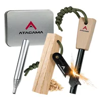 Atacama ATACAMA Feuerstahl Set - 7 tlg. - Wasserfest - Nachhaltigkeit: Nicht angegeben - Sportart: Camping - Farbe: Mehrfarbig - Produkttyp: Feueranzünder - Material: Holz - Magnesium - Metall - Satin