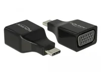 Delock Adapter USB-C - VGA (m-f) - Kabeltyp: Adapter - Videoanschluss Seite A: USB Type-C - Videoanschluss Seite B: VGA