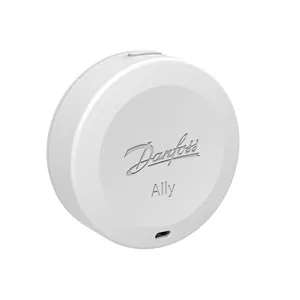 Danfoss Ally Room Sensor - Typ: Tür- und Fensterkontakt - Bedienungsart: App - Systemkommunikation: ZigBee - Funktionen: Smartphone App - System-Kompatibilität: Google Assistant - Amazon Alexa
