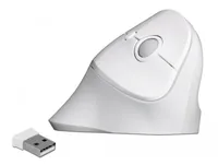 Delock Ergonomische Maus 12596 USB kabellos - Maus-Typ: Ergonomisch - Maus Features: Umschaltbare DPI-Auflösung - Vertikales Design - Daumentaste - Ein-/Ausschalter - Scrollrad - Bedienungsseite: Rechtshänder - Detailfarbe: Weiss - Verbindungsart: Kabello