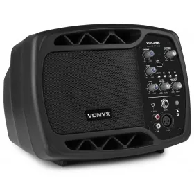 Vonyx PA-System V205B Personal Monitor mit BT / USB - Nennleistung: 80 W - Prinzip: Aktiv - Einsatzgebiete: Gastro / Gewerbe - Übungsraum - Home-Party /-Disco - Schulen / Aulen - mobil - Kleinere Bühnen - Ausstattung: Volumenregler - Integrierter Mixer - 