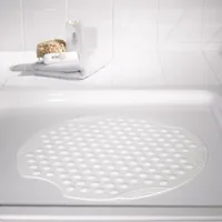 Ridder Duschwanneneinlage Tecno Ø 55 cm, Weiss - Breite: 55 cm - Länge: 55 cm - Detailfarbe: Weiss - Detailmaterial: Polyvinylchlorid (PVC) - Grundmaterial: Kunststoff