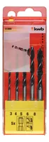 kwb Holzbohrer-Set 1/4 3-8 mm 5-teilig - Set: Ja - Für Material: Holz - Bohrerschaft: 1/4 Zoll-Sechskantschaft - Bohrertyp: Holzbohrer-Set - Bohrlochdurchmesser: 3-8 mm