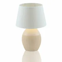 Näve Tischleuchte «Talia» h: 31 cm Weiss - Betriebsart: Netzbetrieb - Lampensockel: E14 - Farbtemperatur Kelvin: Je nach Leuchtmittel - Zusätzliche Ausstattung: Keine - Gesamtleistung: 40 W - Dimmbar: nicht dimmbar