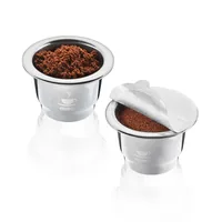 GEFU Wiederverwendbare Kaffeekapsel Conscio 2 Stück - Filtergrösse: Keine Angabe - Detailfarbe: Silber - Verpackungseinheit: 2 Stück