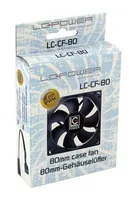 LC-Power PC-Lüfter LC-CF-80 - Beleuchtung: Nein - Lüfterdimension: 80 mm - Schnittstellen: 4-Pin (PWM) - Betriebsspannung: 12 V