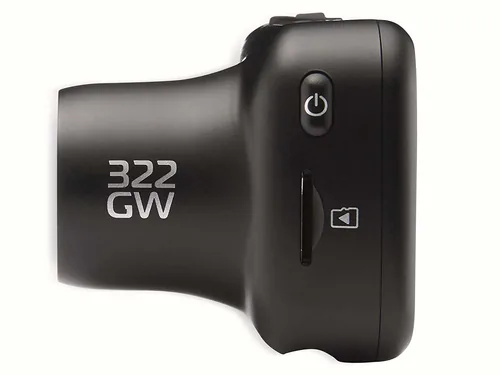 Nextbase 322GW HD WLAN Bluetooth Akku, Zigarettenanzünder Schwarz, Silber