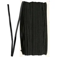 Creativ Company Elastikband 50 m, Schwarz - Verpackungseinheit: 1 Stück - Detailfarbe: Schwarz - Produkttyp: Elastikband